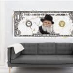 Découvrez notre tableau "Dollar Rabbi de Loubavitch - Blanc Marbré" sur Designao. Impression directe sur verre, toile et plexiglass. Livraison gratuite !